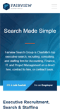 Mobile Screenshot of fairviewsearch.com